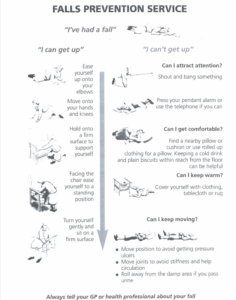 Falls Prevention Service Poster